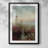 Vintage Landscape CXVII - Matted and Framed Under Acrylic Glass, Large Living Room Wall Art