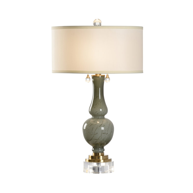 Belle Mont 28" Gray Table Lamp