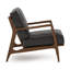Fauteuil d'appoint en cuir Ella