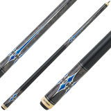 Five Floating Exotics Pool Cue