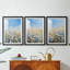 FLORAL Series XIX - reproduction encadrée sur mesure de qualité supérieure mate - 3 pièces-549433905