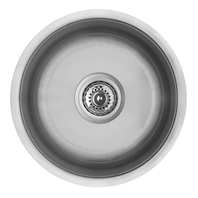Karran 18-Gauge Stainless Steel 14-1/2'' X 14-1/2'' Undermount Bar Sink