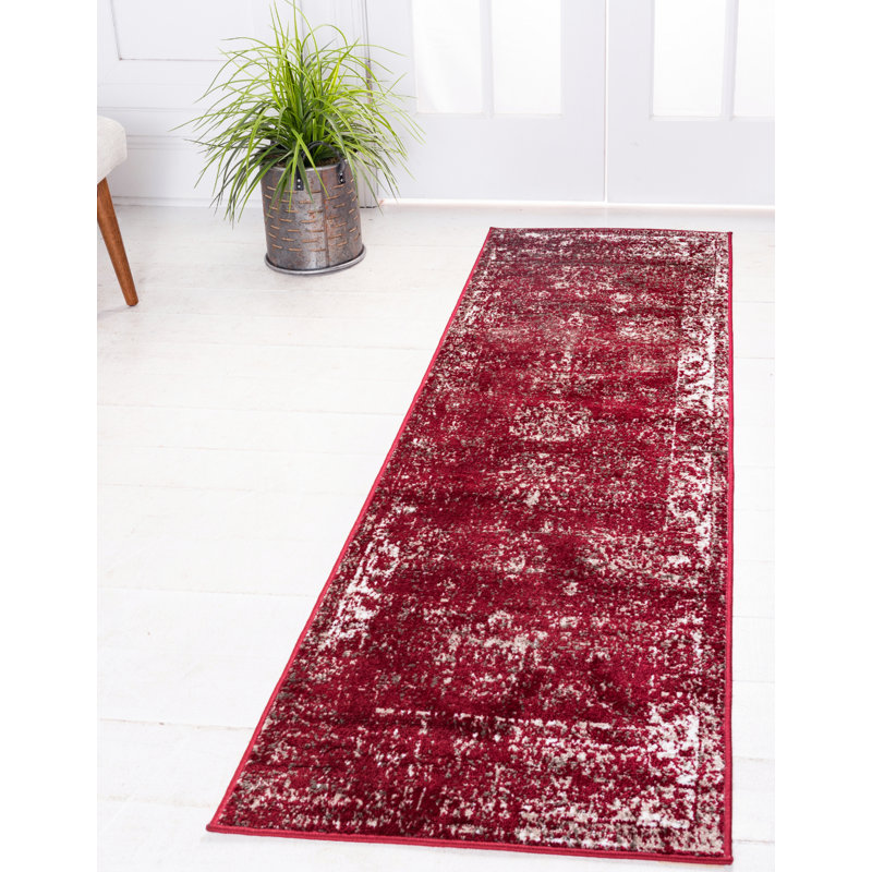 Floral Area Rug, Runner 61 x 300cm