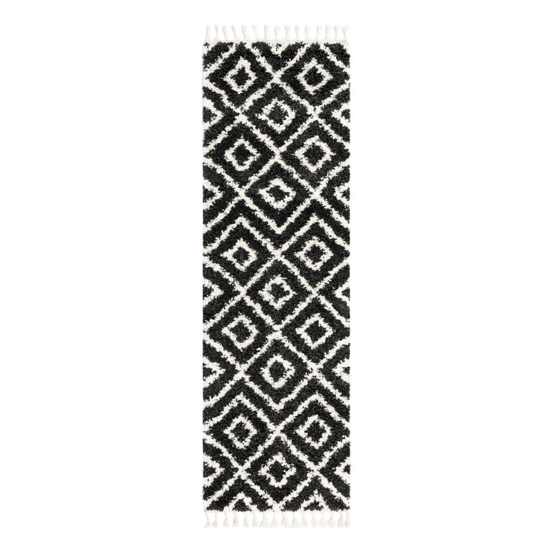 Bikales Geometric Indoor Rug, Runner 2'7" x 8'2"