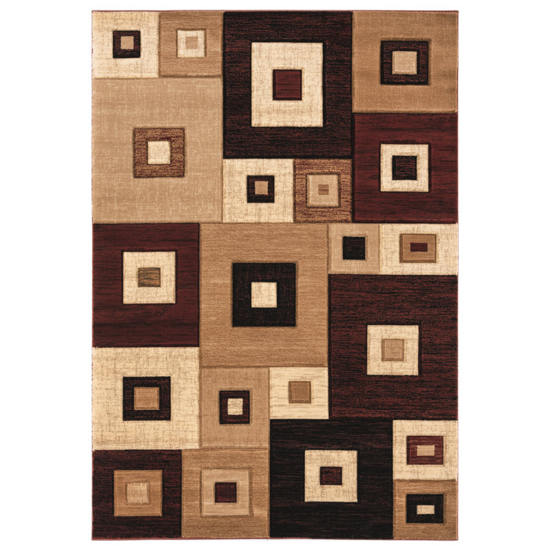 Kakarla Geometric Indoor Rug, Rectangle 1'10" x 2'8"