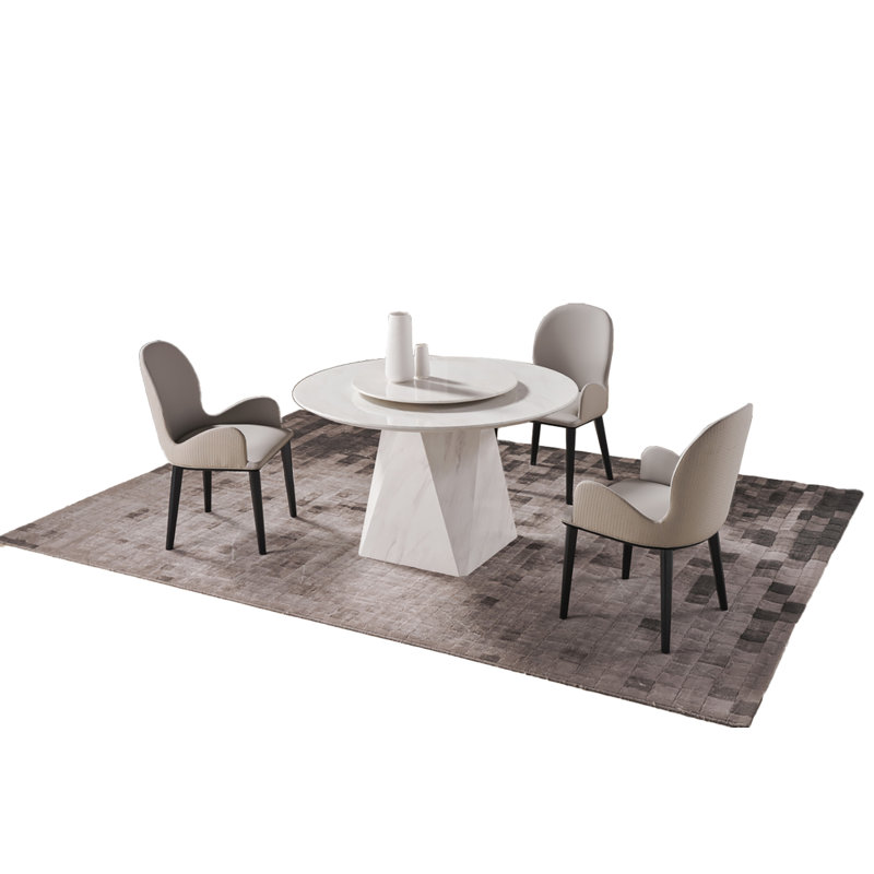 Chaise avec accoudoirs en similicuir Pauletta