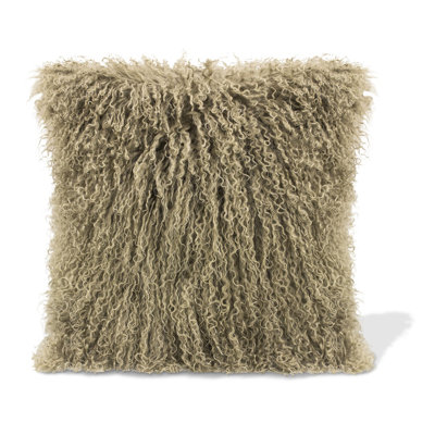 Faux Fur Throw Pillow