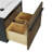 Barham 24" Floating & Wall-Mounted Single Bathroom Vanity In Shadow Walnut With Ceramic Integrated Sink And Countertop
