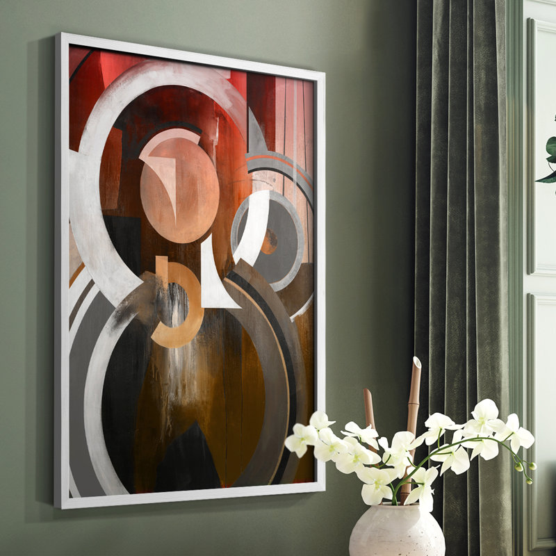 Reproduction encadrée Focal - bois massif, Blanc, H 10 po x l 8 po