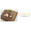 Table basse carrée 31,5 "- Table de chevet en bois rustique avec base Crisscross, table d'appoint industrielle