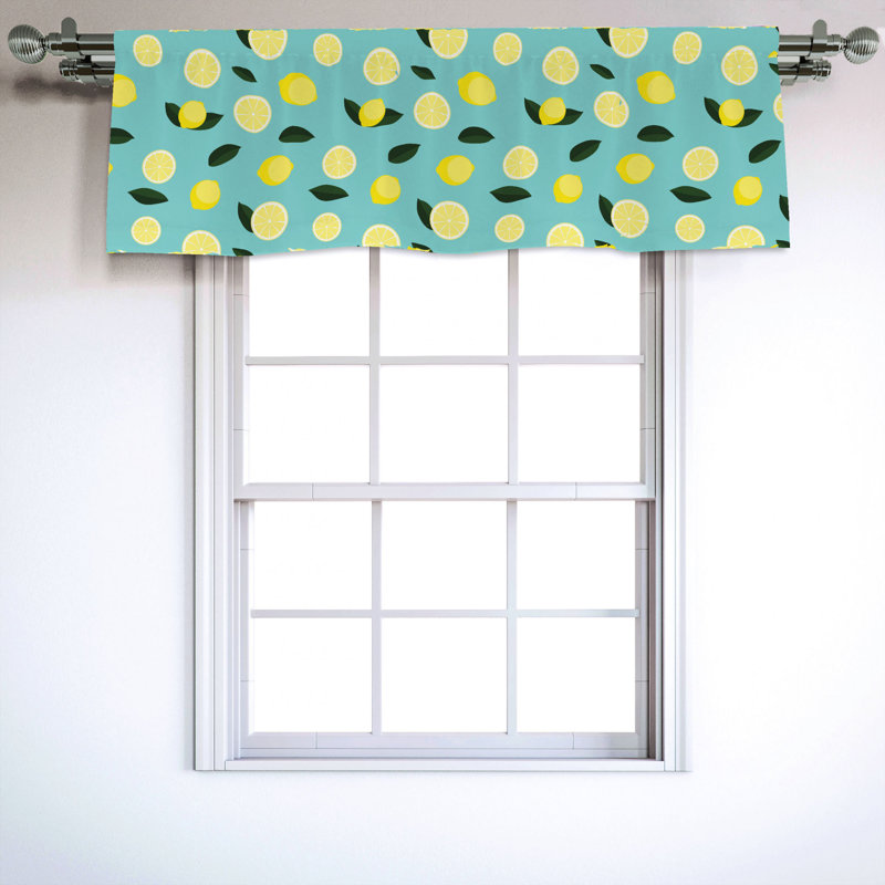 Sateen Ruffled Window Valance
