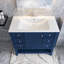 Ensemble de meuble-lavabo simple 36 po avec plateau en céramique Sonaya-927566117
