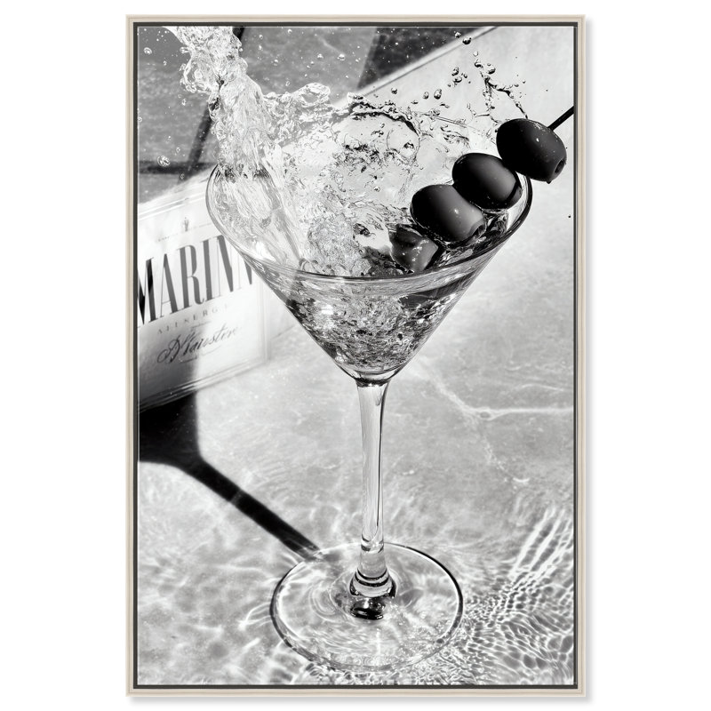 Chill Time II Print by Oliver Gal, 25"H x 17"W, Silver Floater Frame