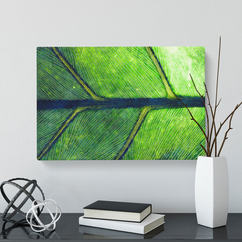 Leaf Detail - Wrapped Canvas, 50cm H x 76cm W x 3cm D
