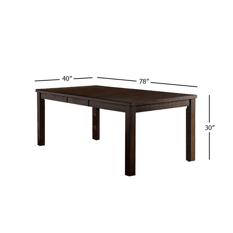 Teak Solid Wood Top Dining Table