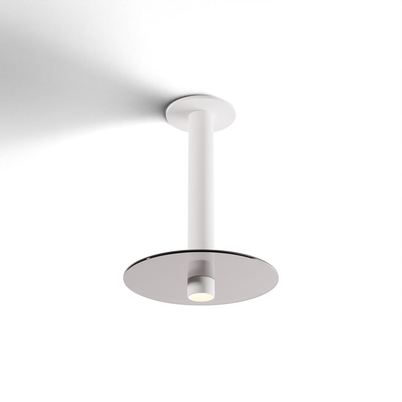 1 - Light LED Pendant, Dark Gray/Matte White