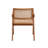 Velentina Rattan & Natural Finish Arm Chair (Set Of 2)
