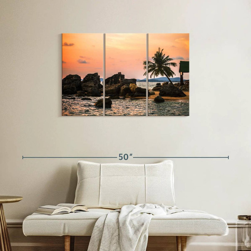 Phu Quoc Gillard, coucher de soleil, H 24 po x l 38 po