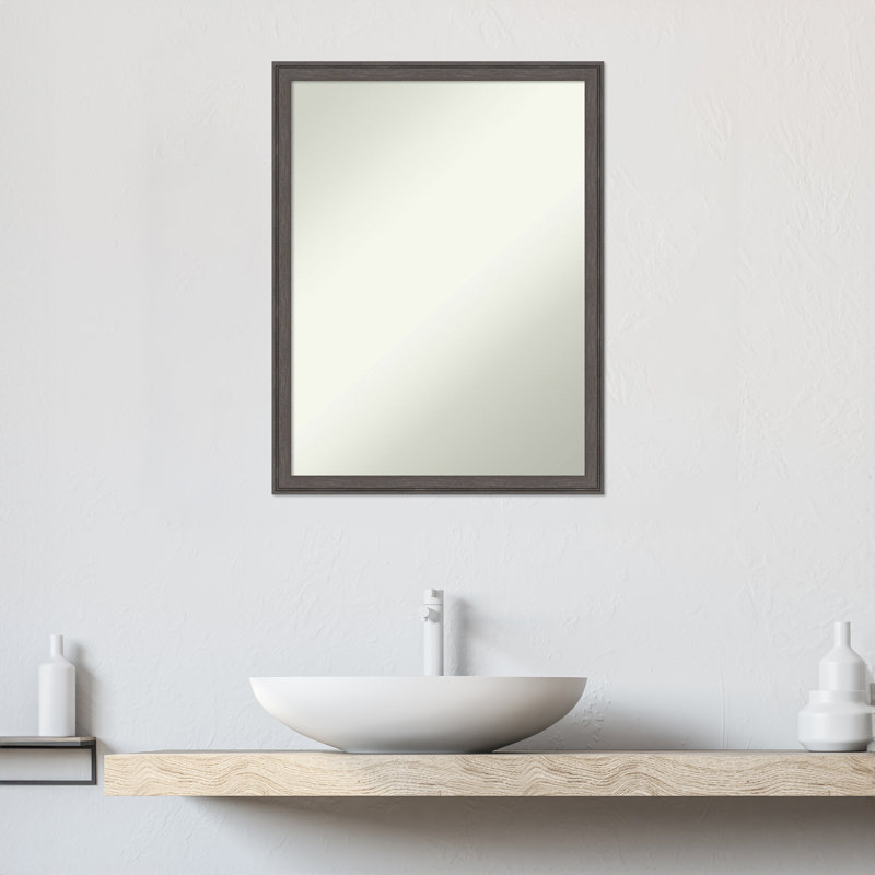 Miroir mural Merima, 25,75 po x 19,75 po, Étain