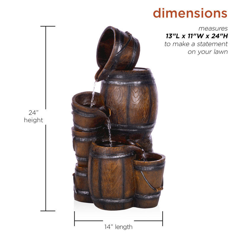 Outdoor Weather Resistant Floor Fountain