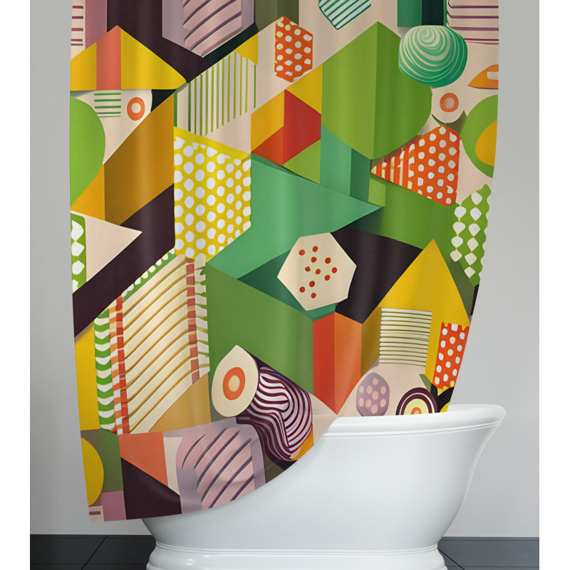 Rideau de douche Comari, H 72 po x l 70 po