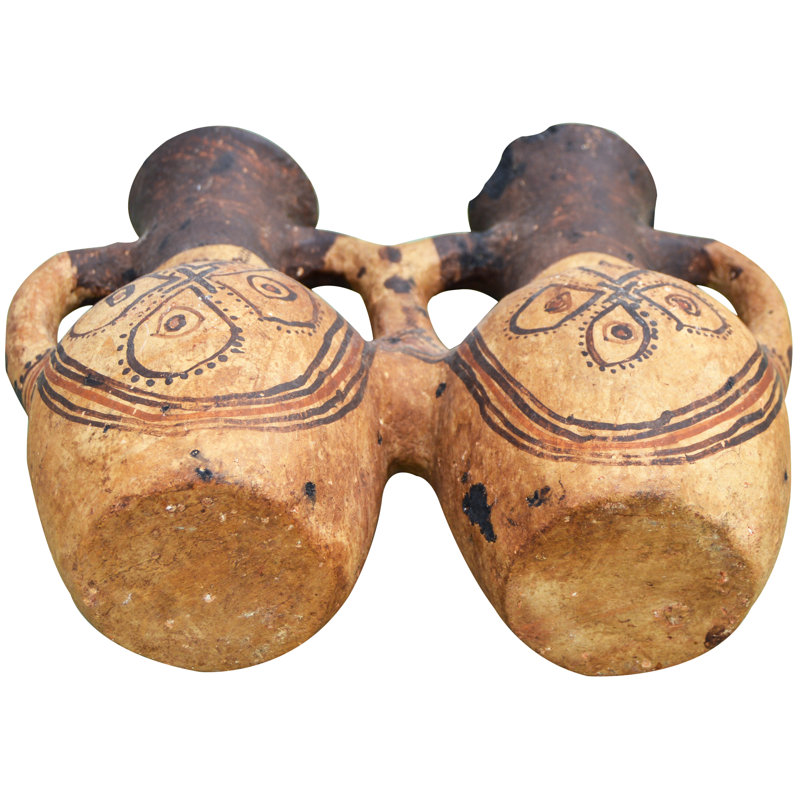 Moroccan Berber Water Vessel W/ Handles