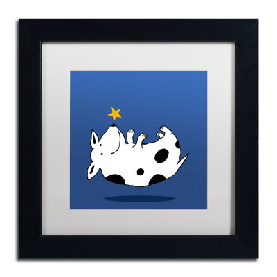 « star dog » par carla martell, art encadré