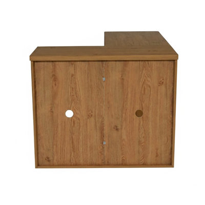 Hollice L-Shaped Writing Desk