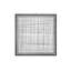 Black Metal Mesh Geometric Wall Decor with Black Frame 40" x 1" x 40"