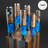 Rotating Magnetic Knife Block - Natural Acacia Hardwood Knife Stand with 360 Degrees Rotation -  Ultra Strong Neodymium Magnets - Universal Knife Holder Storage For Kitchen Counter