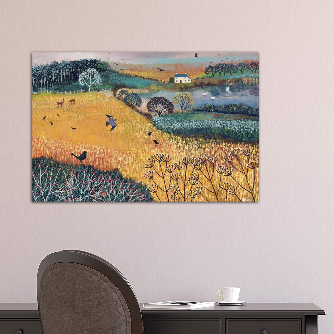 Harvest Home by Jo Grundy - Wrapped Canvas Print