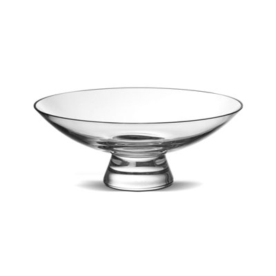 Nude Silhouette Lead Free Crystal Serving Bowl