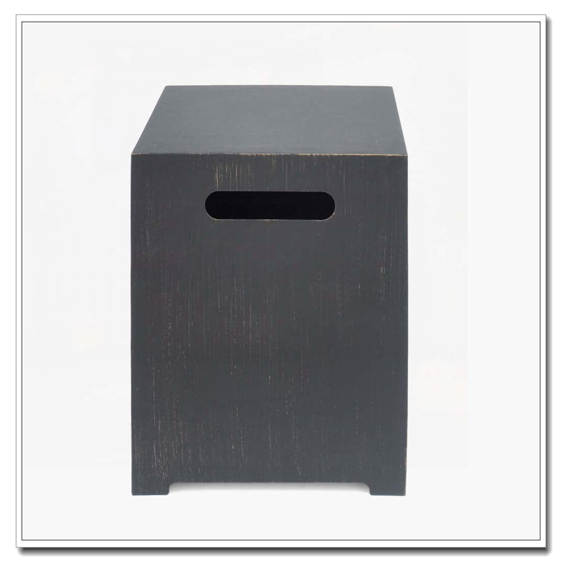Outdoor Magnesium Oxide End Table,Side Table, Brown