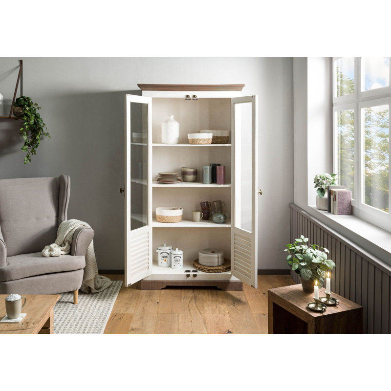 Toulouse Display Cabinet, Lacquered White