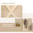 3 Panel Pegboard Display Room Divider