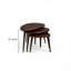 Ensemble de 3 tables basses gigognes empilables modernes en bois massif pour le salon-961208260