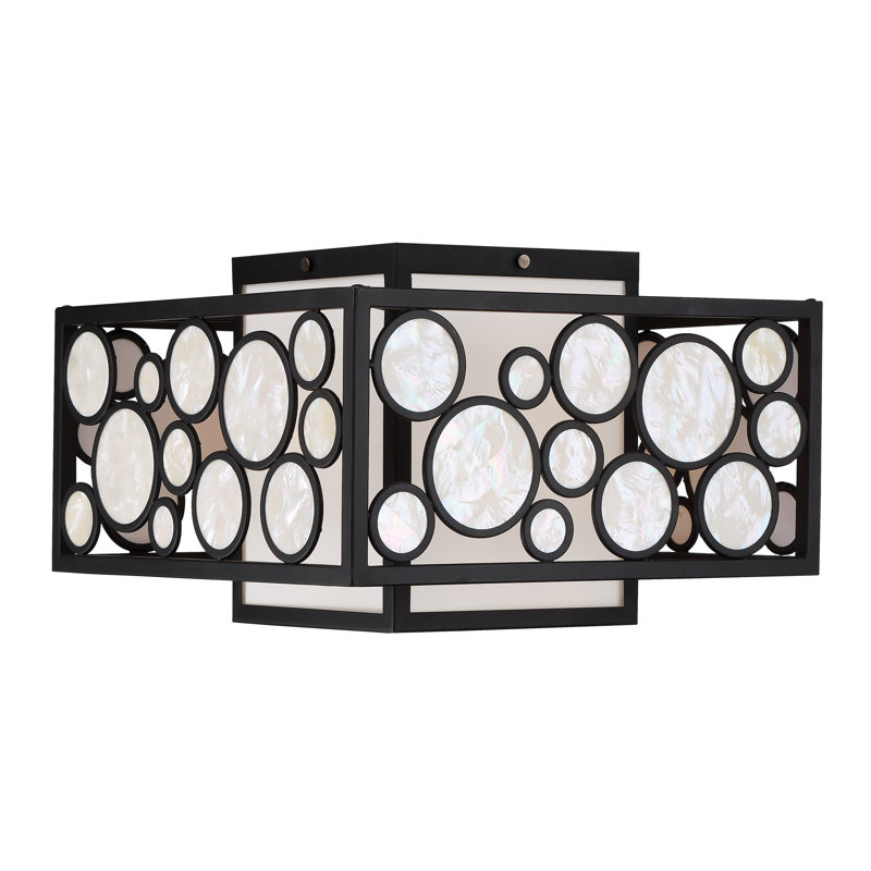 Plafonnier encastré 2 lumières 15 po