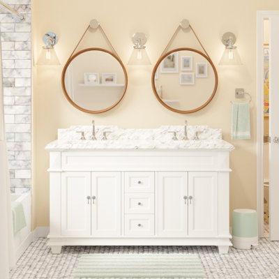 Ensemble de meuble-lavabo double 60 po Ensa