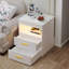 45cm W Manufactured Wood Bedside Table-16667162