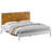 Vivian Jade Platform Bed Frame with Solid Wood and Headboard,  Contemporary Bed Frame-1487520573-1487520572