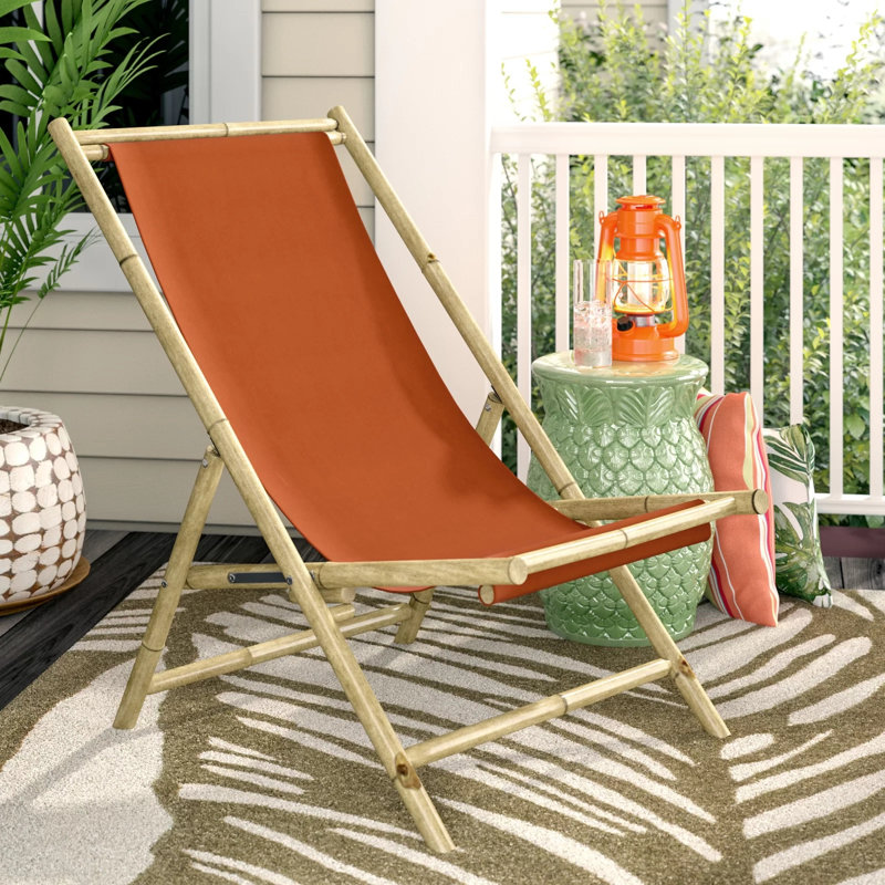 Kristi Folding Deck Chair, Pottery