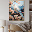 Blanc colombe ailée harmonie pastorale - animaux, reproductions d'art mural