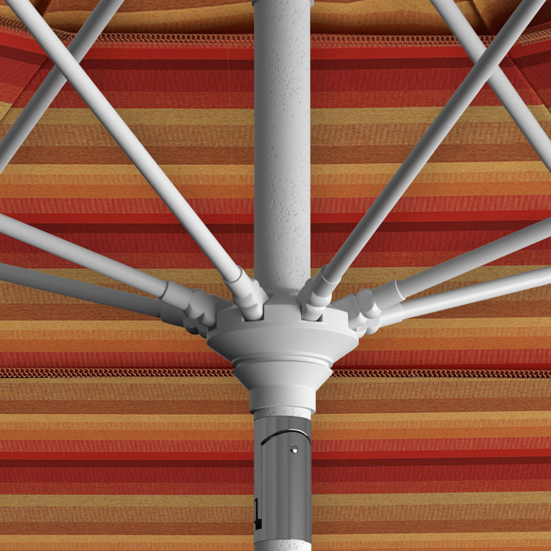 Parasol de marché de 132 po Ginata, Sunbrella® Astoria Sunset