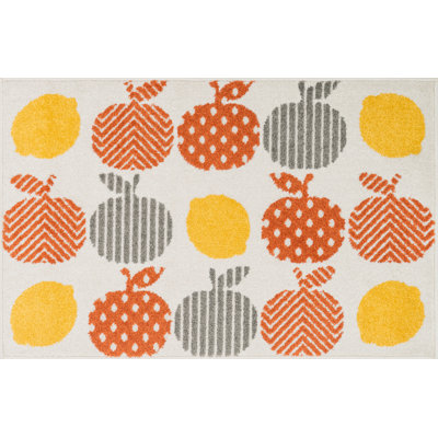Tapis beige/orange Colley-Critchlow