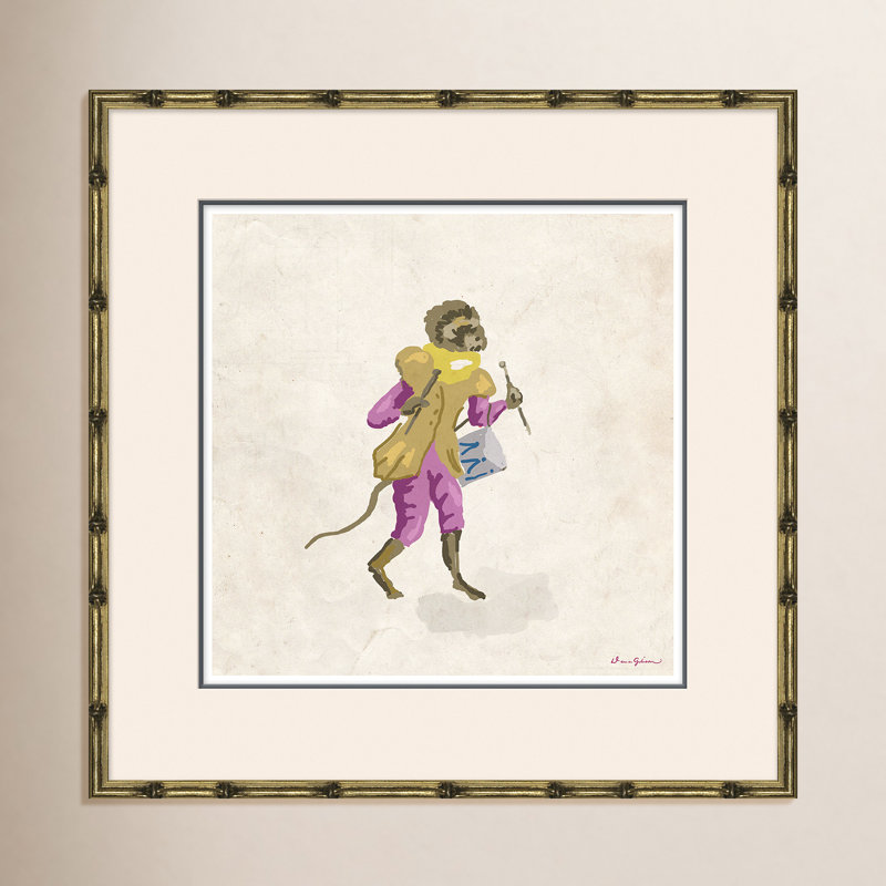 «Drum» par Dana Gibson, peinture sur cadre