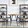 Bruce Round Metal Base Dining Table