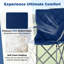 Chaises de camping surdimensionnées 2 pièces Gymax-1629906885-1629906890