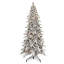 Arbre de Noël floqué avec support en métal-377732815-377732784