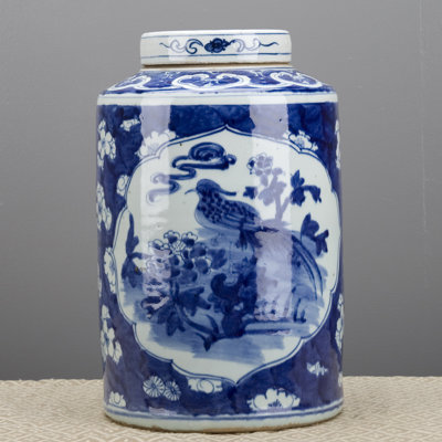 Handmade Porcelain China Ginger Jar