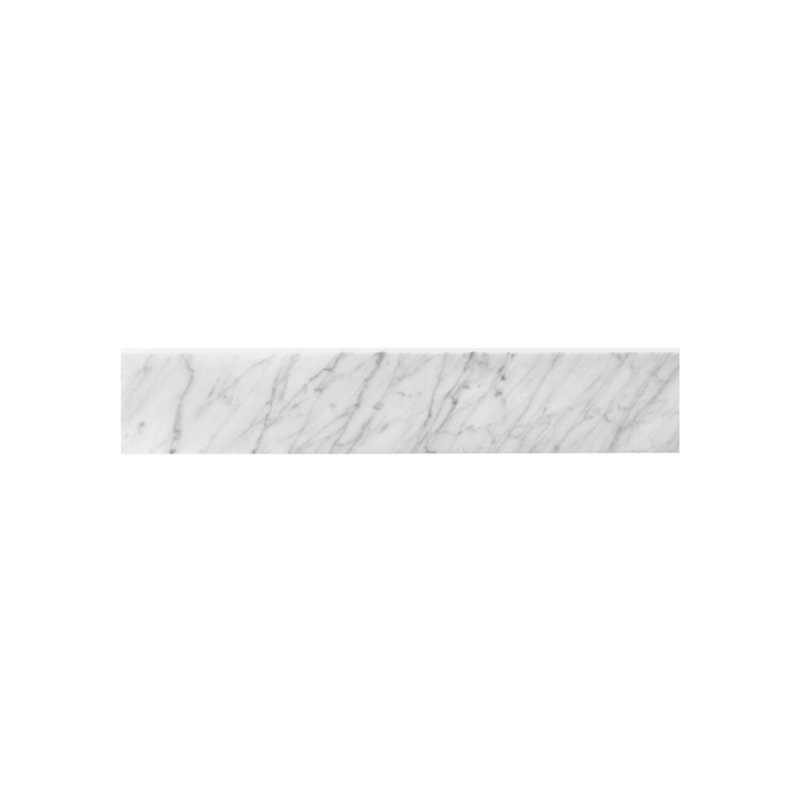 Dosseret de remplacement 30 pouces en marbre de Carrare pour comptoir de meuble-lavabo